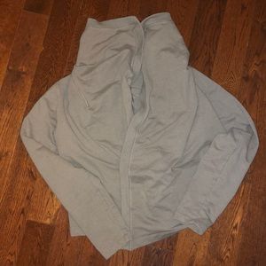 Patagonia small grey wrap around yoga cardigan